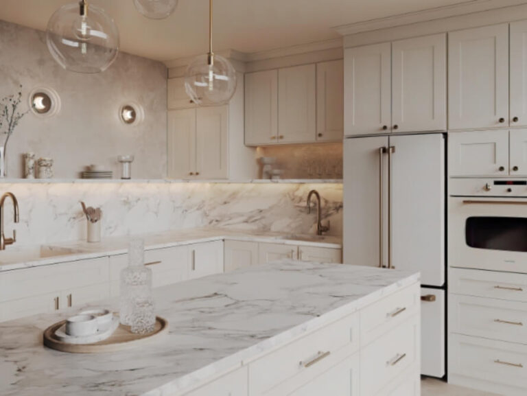 Forevermark Champagne Maple Shaker Cabinets