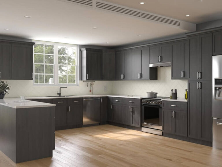 Forevermark Greystone Shaker Cabinets
