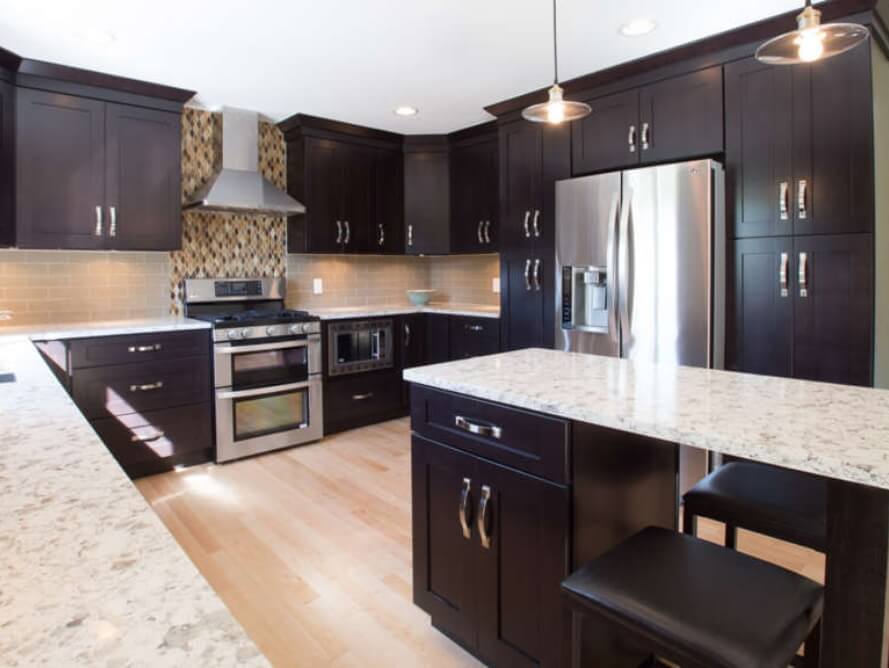 Forevermark Blaze Black Shaker Cabinets
