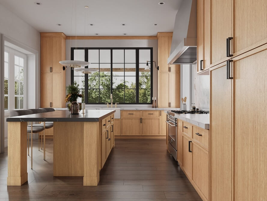 Forevermark Petit Oak Kitchen Cabinet