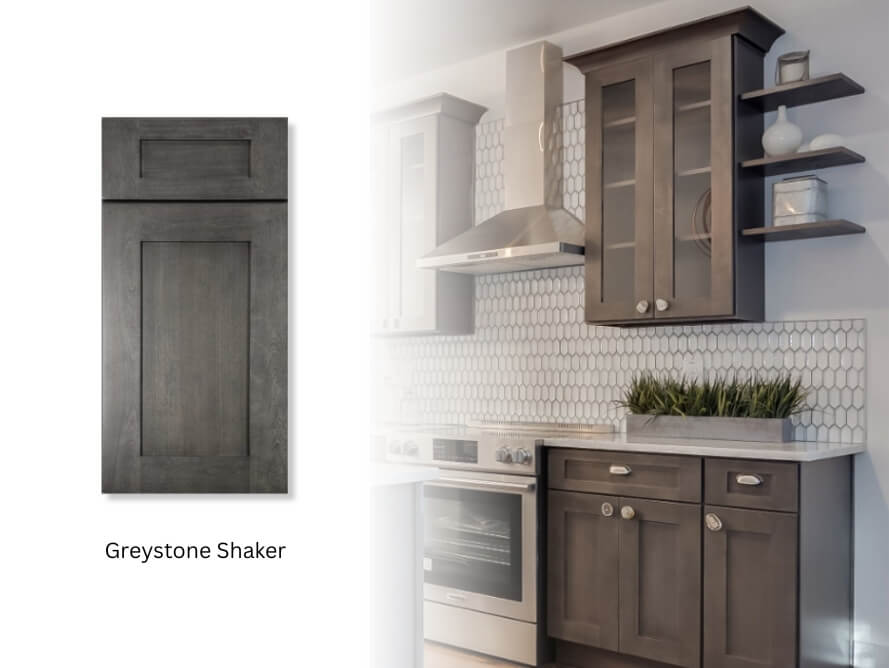 Forevermark Shaker Greystone Shaker Cabinets