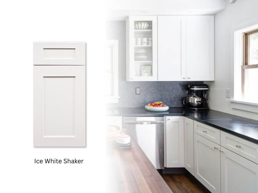 Forevermark Shaker Ice White Shaker Cabinets