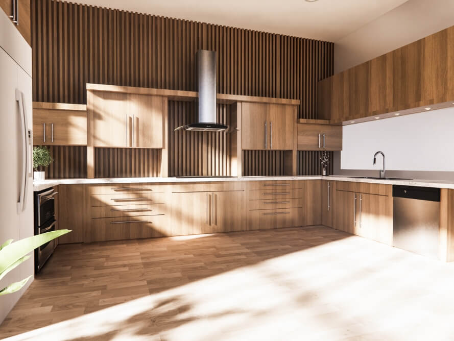 Forevermark Shaker Woodland Brown Cabinets