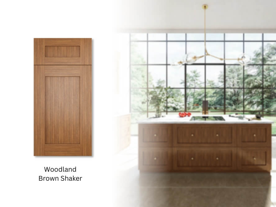 Forevermark Shaker Woodland Brown Shaker Cabinets