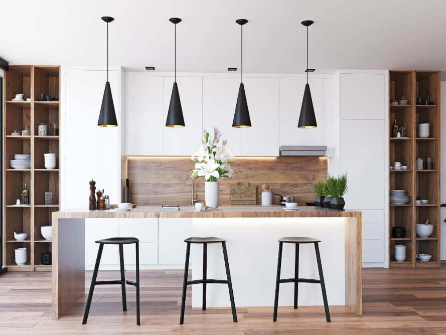 Forevermark Shaker Homestead Oak Cabinets