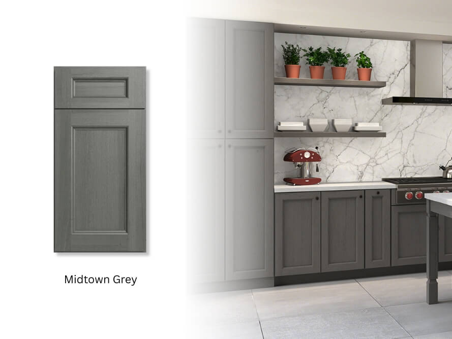 Forevermark Town Midtown Grey Cabinets