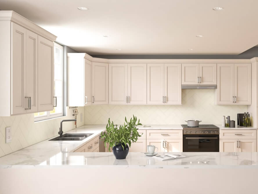 Forevermark Nova Light Grey Cabinets