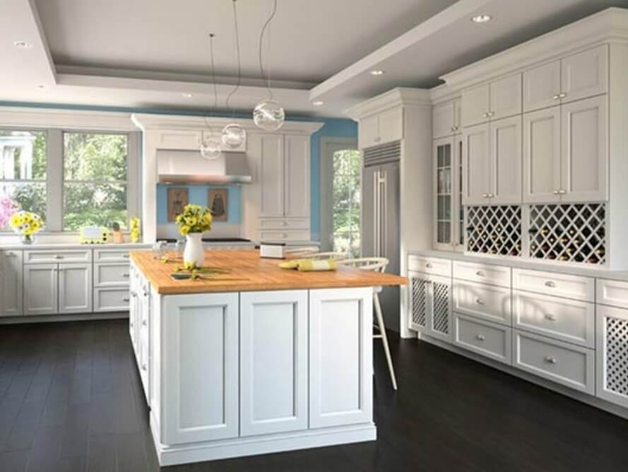 Forevermark Nova Light Grey Cabinets