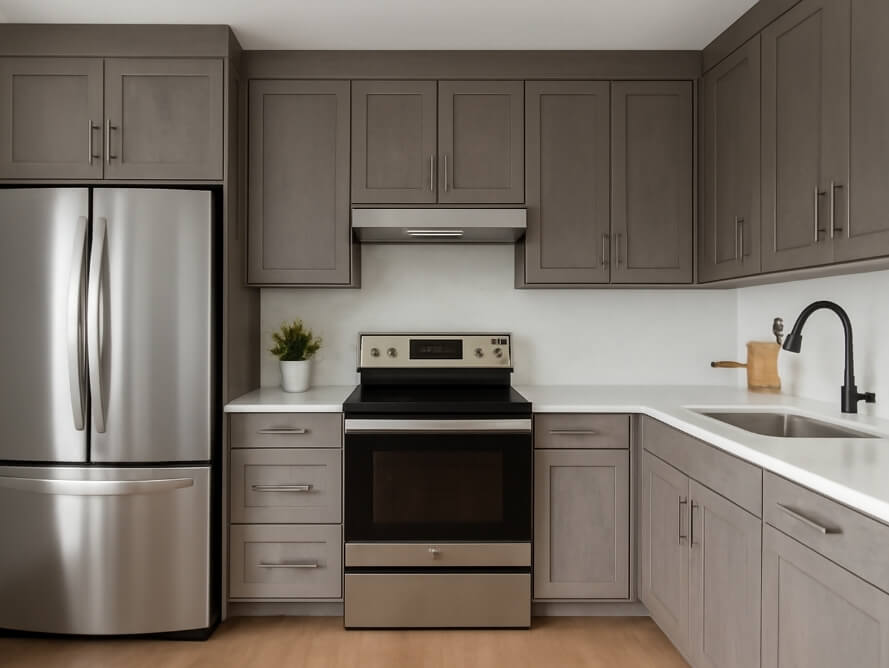 Forevermark Nova Light Grey Kitchen Cabinets