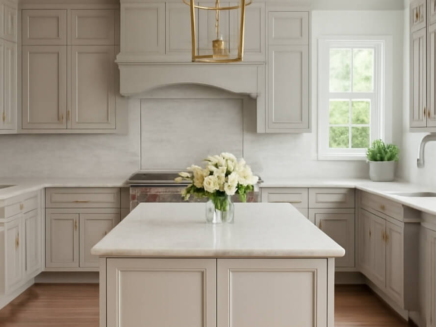 Forevermark Nova Light Grey Kitchen Cabinets