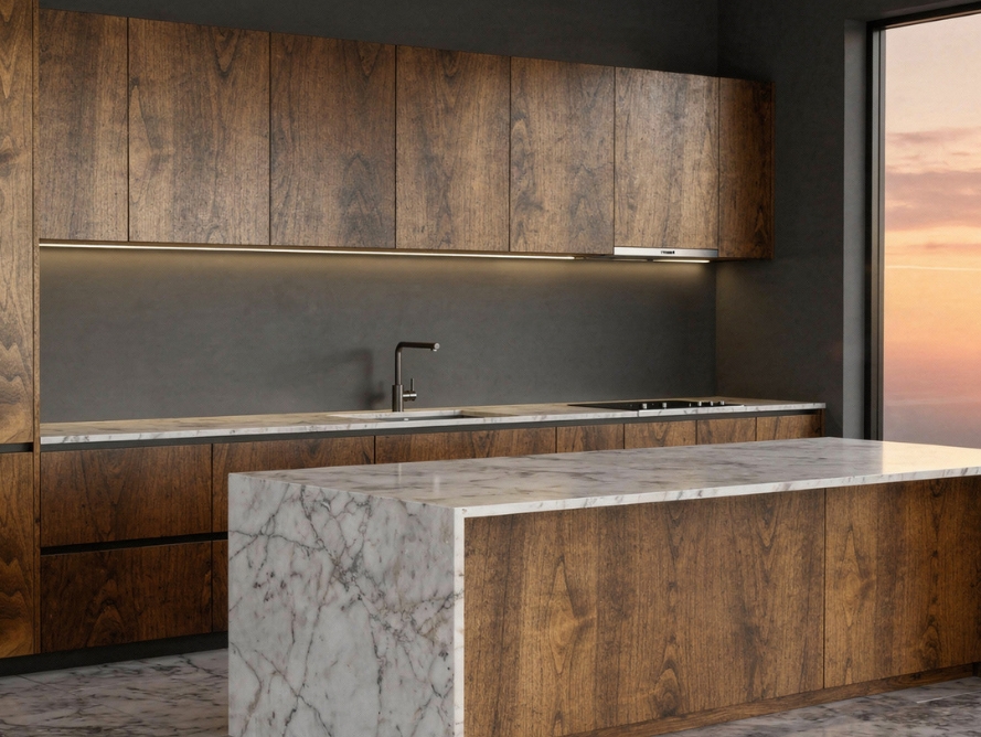 Forevermark Nova Light Grey Cabinets