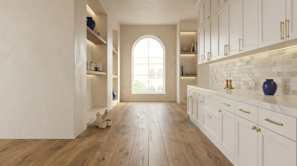 Coordinating Tile, Flooring & Cabinetry: A Simple System