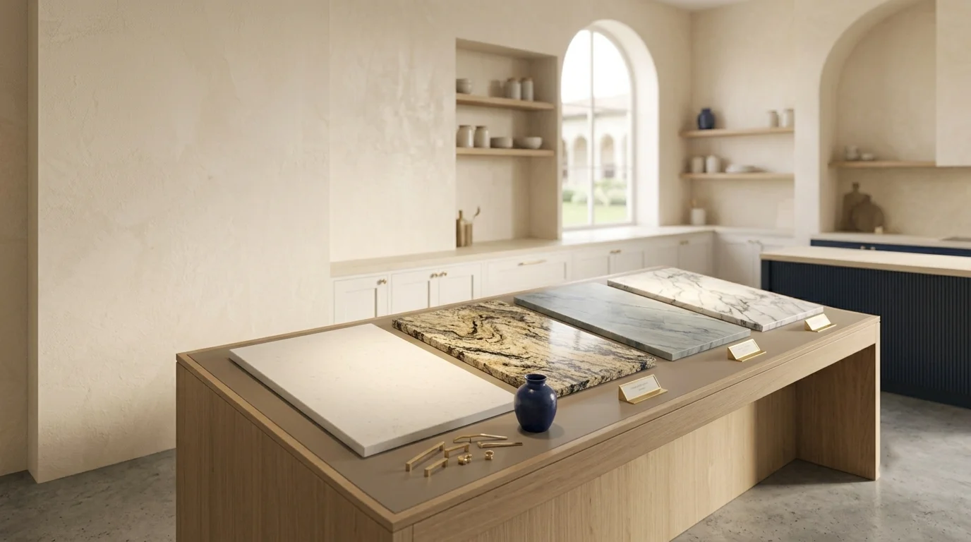 Countertop Material Guide: Quartz, Granite & More